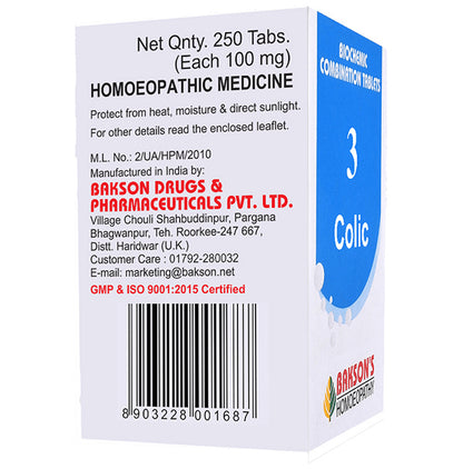 Bakson's Homeopathy Biocombination 3 Tablet