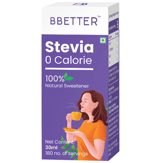 BBetter Stevia 0 Calorie 100% Natural Sweetner - Classic Derma