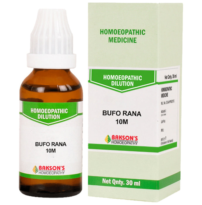 Bakson's Homeopathy Bufo Rana Dilution 10M - Classic Derma