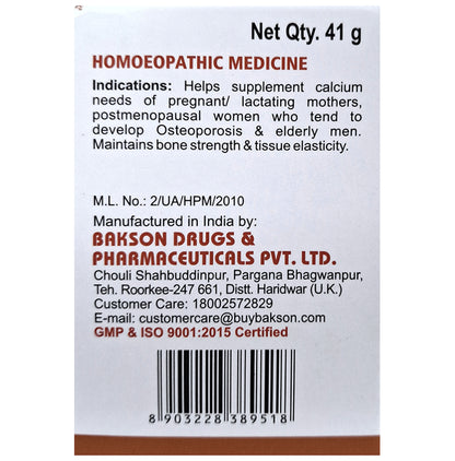 Bakson's Homeopathy Calci Aid Tablet
