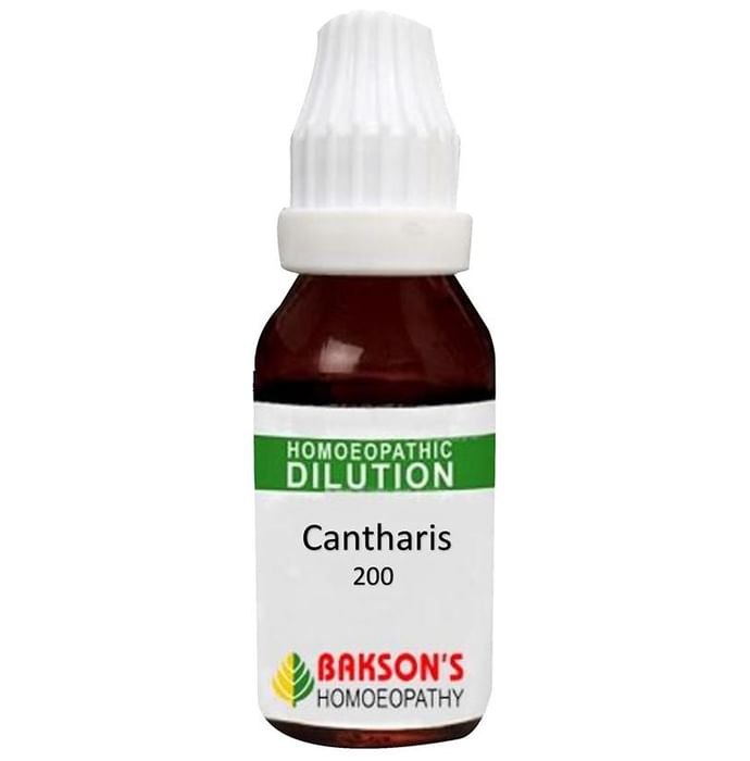 Bakson's Homeopathy Cantharis Dilution 200 CH - Classic Derma