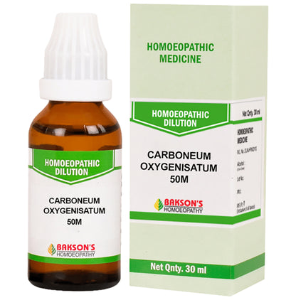Bakson's Homeopathy Carboneum Oxygenisatum Dilution 50M - Classic Derma
