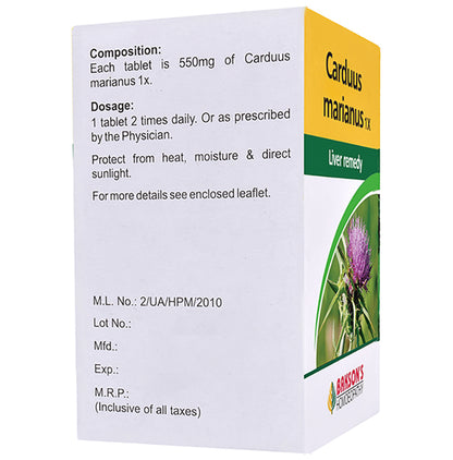Bakson's Homeopathy Carduus Marianus 1X