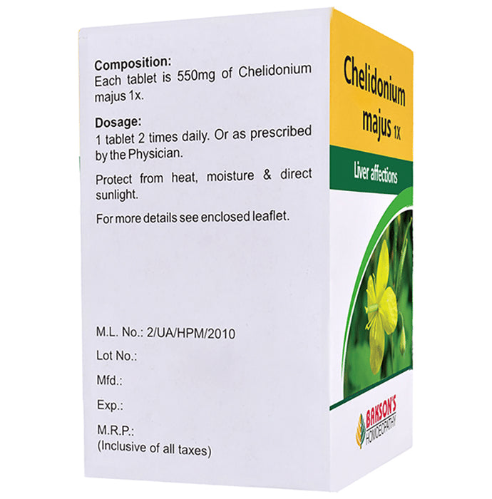 Bakson's Homeopathy Chelidonium Majus 1X