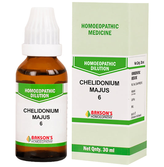 Bakson's Homeopathy Chelidonium Majus Dilution 6 CH - Classic Derma