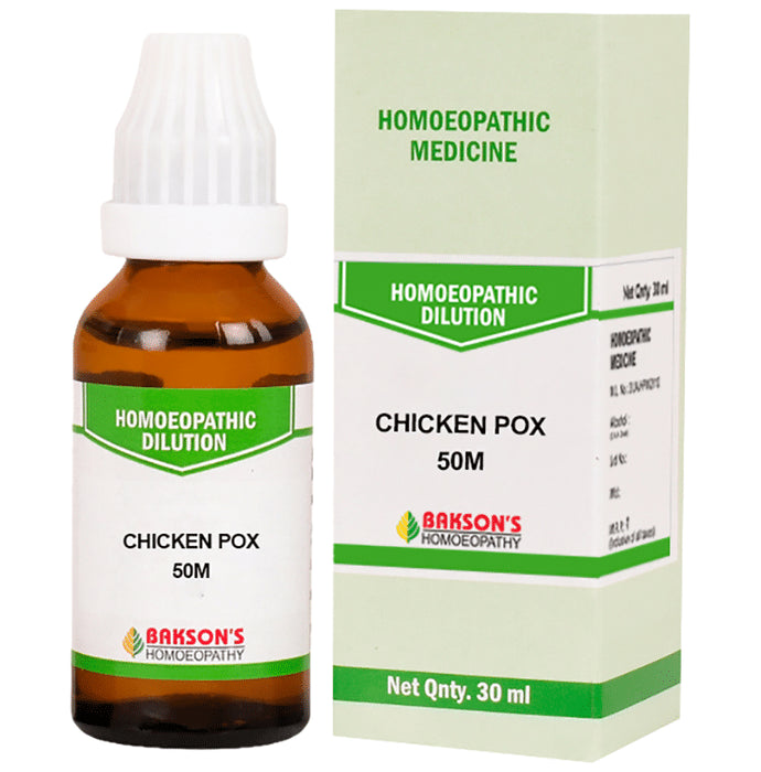 Bakson's Homeopathy Chicken Pox Dilution 50M - Classic Derma