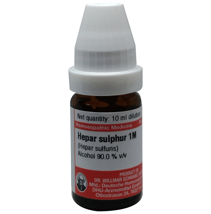 Dr Willmar Schwabe Germany Hepar Sulphur Dilution 1M - Classic Derma