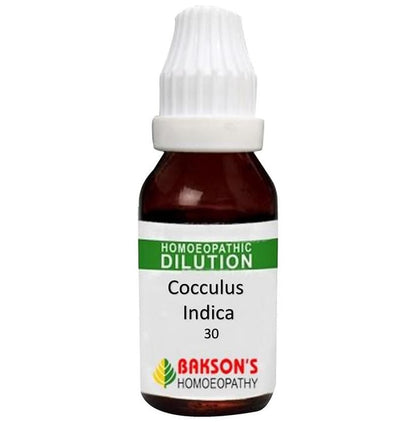 Bakson's Homeopathy Cocculus Indica Dilution 30 CH - Classic Derma