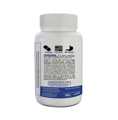 Nutrija Co-Enzyme Q10 100mg Capsule