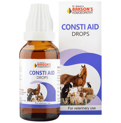 Bakson's Homeopathy Consti Aid Drop for Veterinary Use - Classic Derma