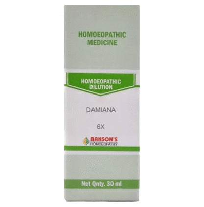 Bakson's Homeopathy Damiana Dilution 6X - Classic Derma