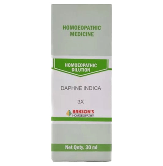 Bakson's Homeopathy Daphne Indica Dilution 3X - Classic Derma