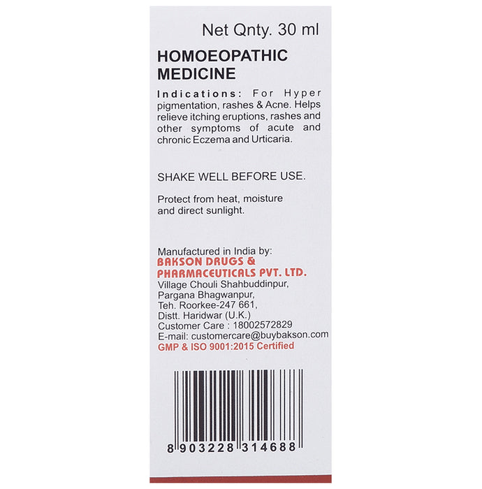 Bakson's Homeopathy Derm Aid Drop for Veterinary Use