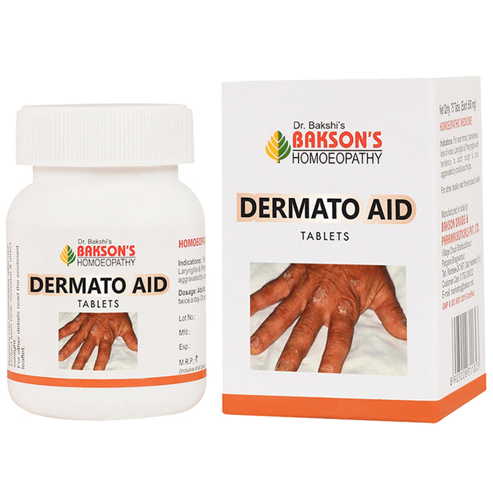 Bakson's Homeopathy Dermato Aid Tablet - Classic Derma