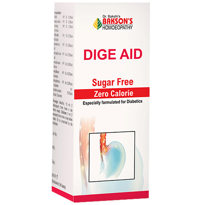 Bakson's Homeopathy Dige Aid Syrup Sugar Free - Classic Derma
