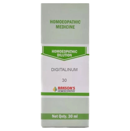 Bakson's Homeopathy Digitalinum Dilution 30 - Classic Derma