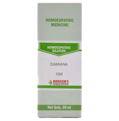 Bakson's Homeopathy Dilution Damiana 10M - Classic Derma
