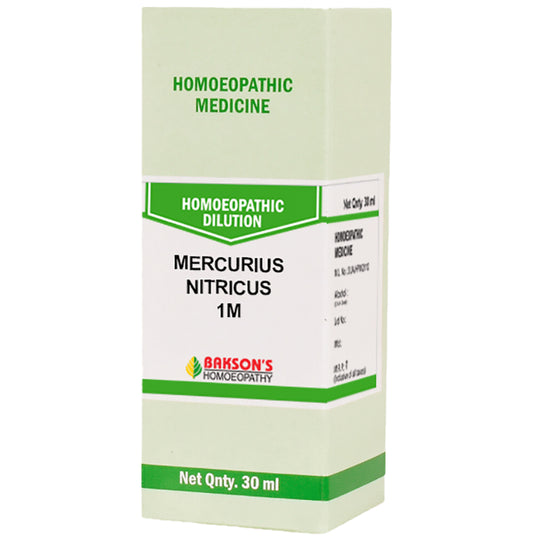 Bakson's Homeopathy Dilution Mercurius Nitricus 1M - Classic Derma