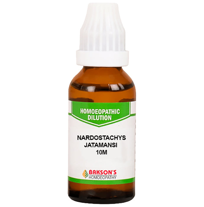Bakson's Homeopathy Dilution Nardostachys Jatamansi 10M