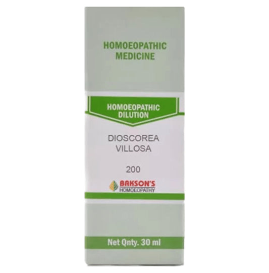 Bakson's Homeopathy Dioscorea villosa Dilution 200 - Classic Derma