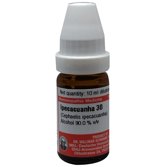 Dr Willmar Schwabe Germany Ipecacuanha (Cephaelis Ipecacuanha) Dilution 30 - Classic Derma