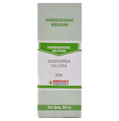 Bakson's Homeopathy Dioscorea villosa Dilution 50M - Classic Derma