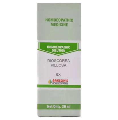 Bakson's Homeopathy Dioscorea villosa Dilution 6X - Classic Derma