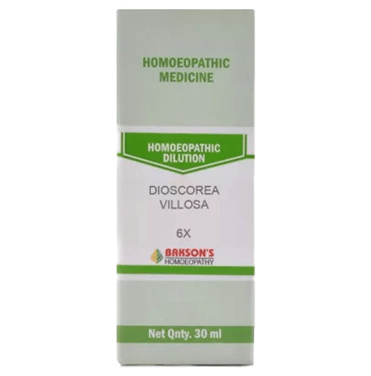 Bakson's Homeopathy Dioscorea villosa Dilution 6X - Classic Derma