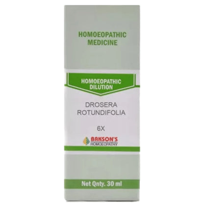 Bakson's Homeopathy Drosera Rotundifolia Dilution 6X - Classic Derma