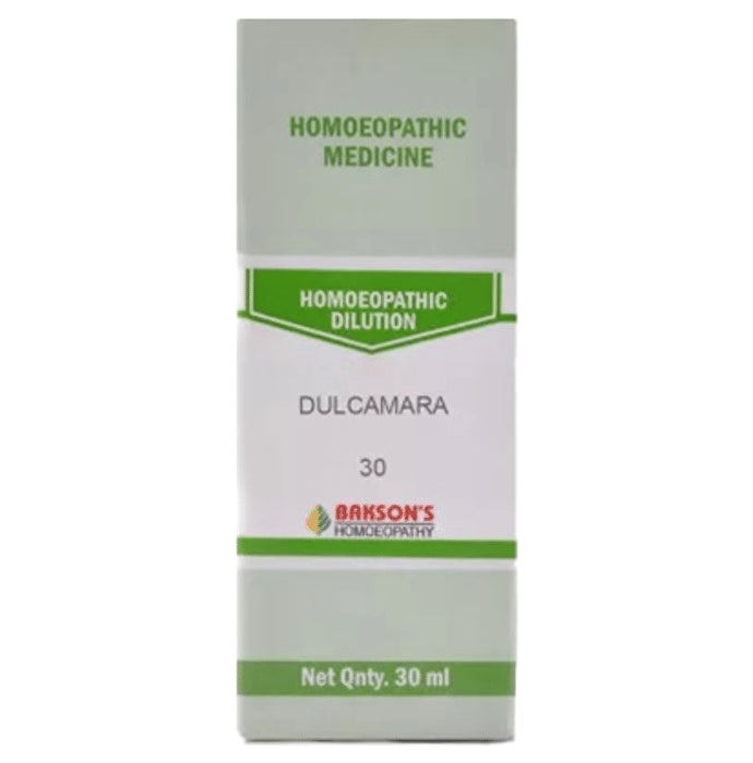 Bakson's Homeopathy Dulcamara Dilution 30 - Classic Derma