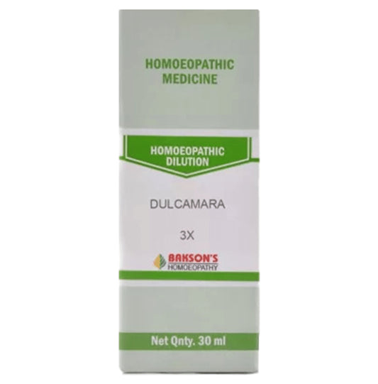 Bakson's Homeopathy Dulcamara Dilution 3X - Classic Derma