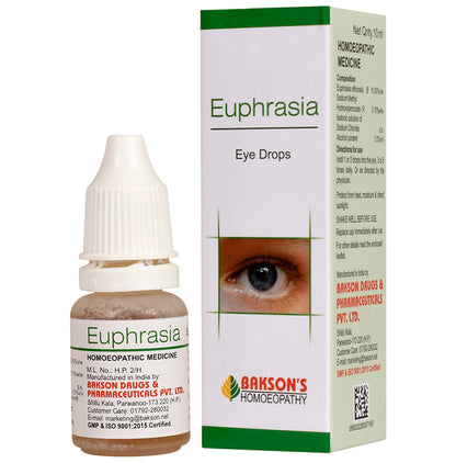 Bakson's Homeopathy Euphrasia Eye Drop - Classic Derma