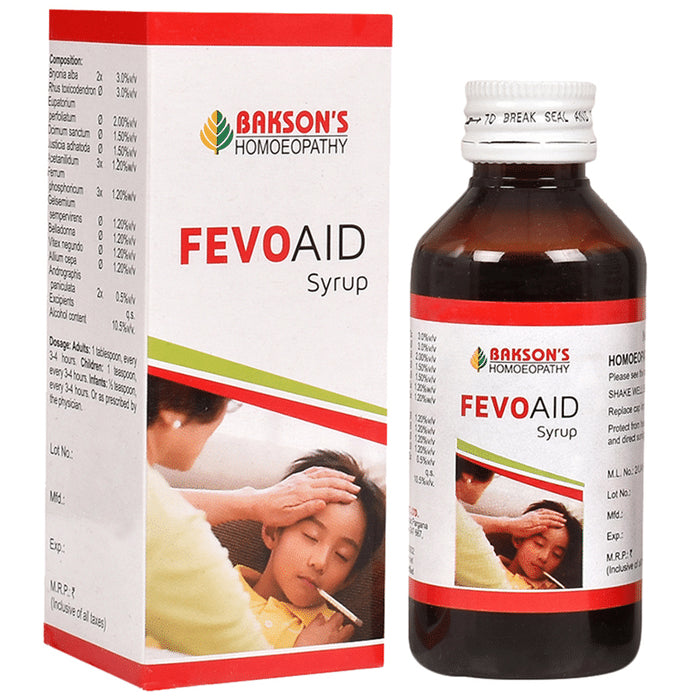 Bakson's Homeopathy Fevo Aid Syrup - Classic Derma