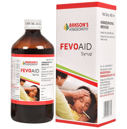 Bakson's Homeopathy Fevo Aid Syrup - Classic Derma