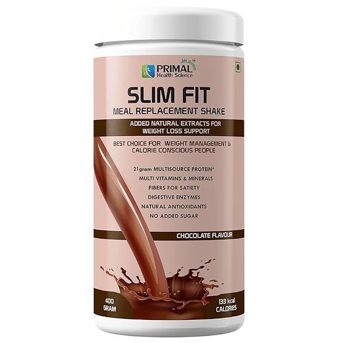 Primal Health Science Slim Fit Meal Replacement Shake Powder Chocolate - Classic Derma