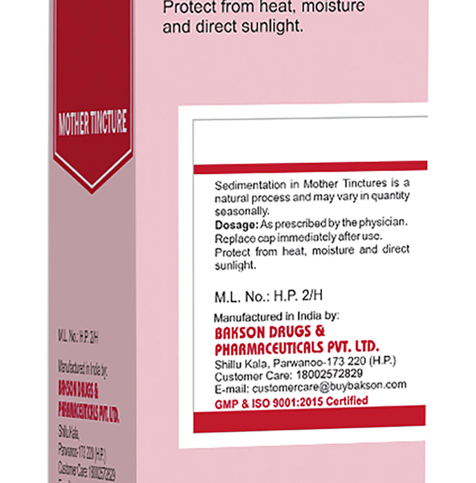 Bakson's Homeopathy Filix Mas Mother Tincture Q