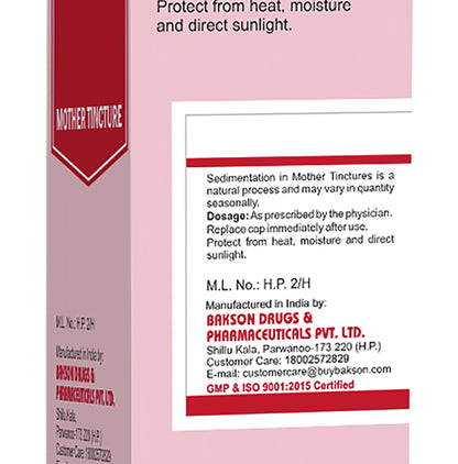 Bakson's Homeopathy Filix Mas Mother Tincture Q