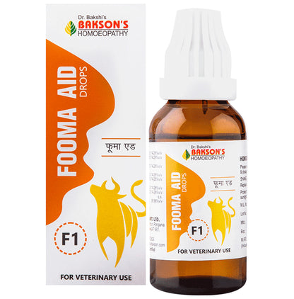Bakson's Homeopathy Fooma Aid F1 Drop for Veterinary Use - Classic Derma