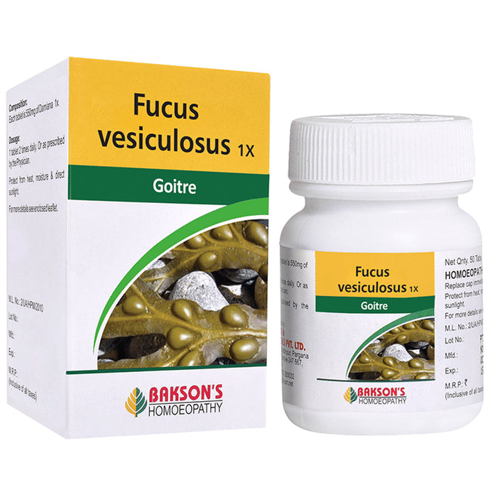 Bakson's Homeopathy Fucus Vesiculosus 1X - Classic Derma