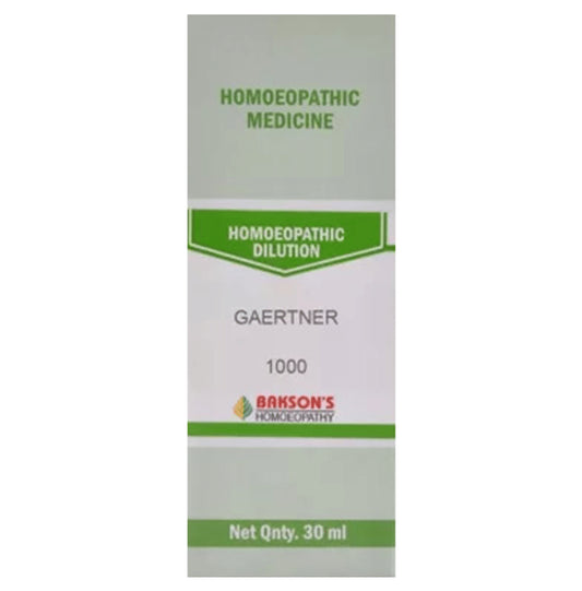 Bakson's Homeopathy Gaertner Dilution 1000 CH - Classic Derma