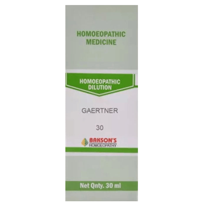 Bakson's Homeopathy Gaertner Dilution 30 - Classic Derma