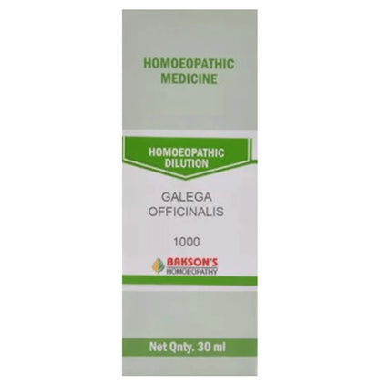 Bakson's Homeopathy Galega Officinalis Dilution 1000 CH - Classic Derma