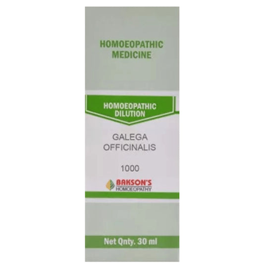 Bakson's Homeopathy Galega Officinalis Dilution 1000 CH - Classic Derma