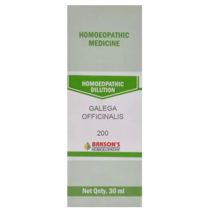 Bakson's Homeopathy Galega Officinalis Dilution 200 - Classic Derma