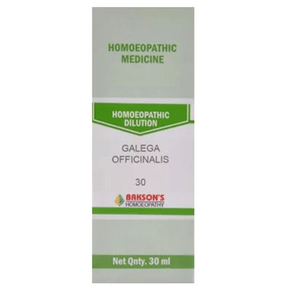 Bakson's Homeopathy Galega Officinalis Dilution 30 - Classic Derma