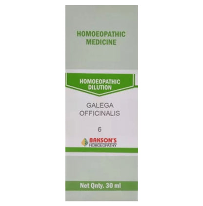 Bakson's Homeopathy Galega Officinalis Dilution 6 CH - Classic Derma