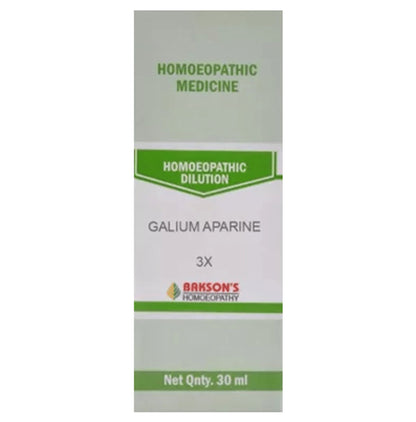 Bakson's Homeopathy Galium Aparine Dilution 3X - Classic Derma