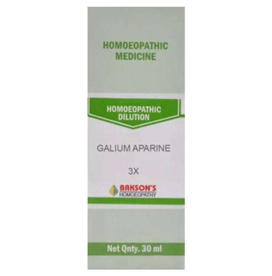 Bakson's Homeopathy Galium Aparine Dilution 3X - Classic Derma