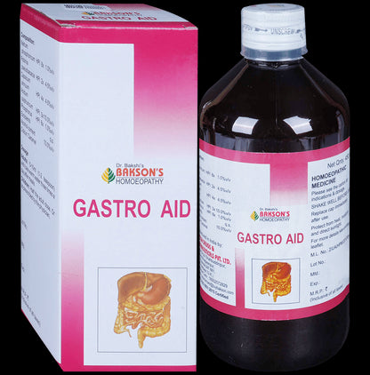 Bakson's Homeopathy Gastro Aid Syrup - Classic Derma