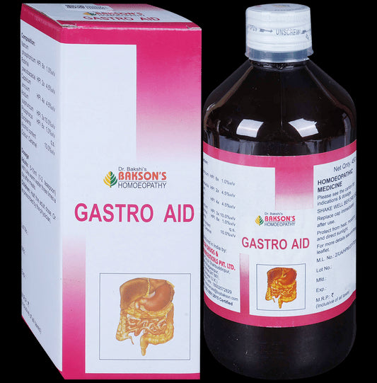 Bakson's Homeopathy Gastro Aid Syrup - Classic Derma